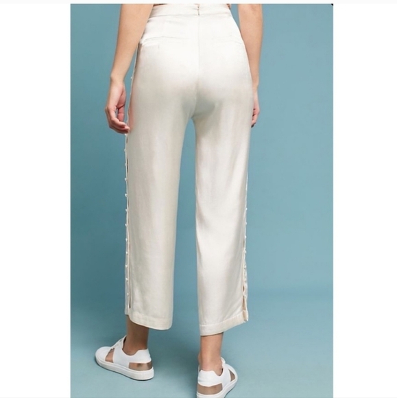 Anthropologie Capulet Sabrina Crop Wide Leg Pants. Size Large. New Without Tags. - Picture 2 of 10